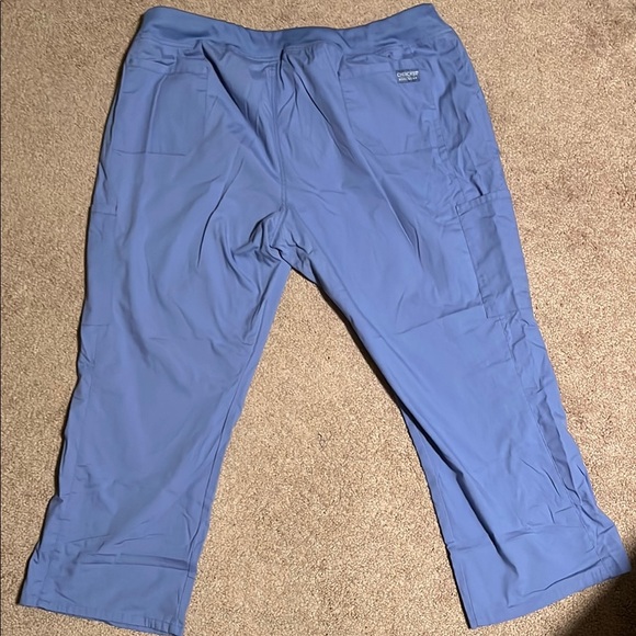 Cherokee Ceil Blue Scrub Pants - Picture 4 of 4